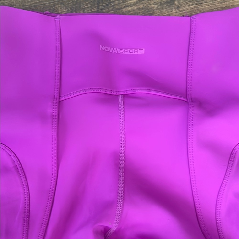 Vibrant Purple Women's Leggings - Picture 4 of 5